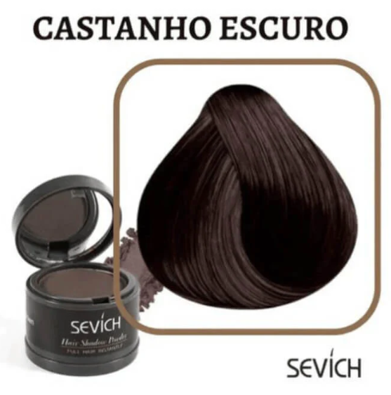 Maquiagem Para Cabelo Linha Capilar | Retoque Mágico Sevích™