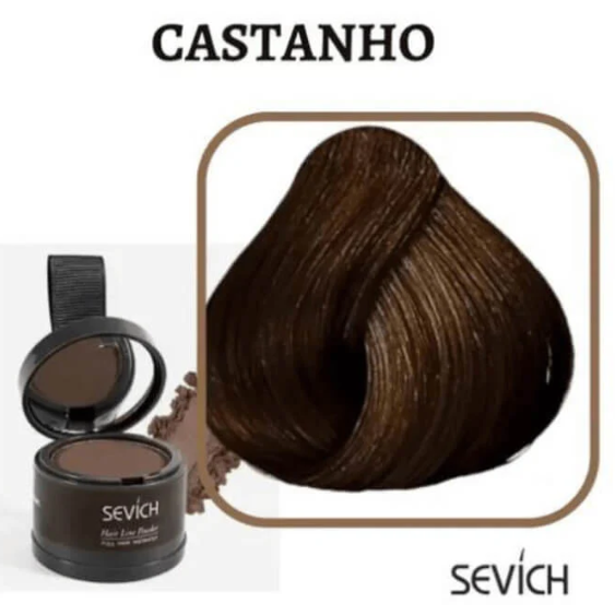 Maquiagem Para Cabelo Linha Capilar | Retoque Mágico Sevích™