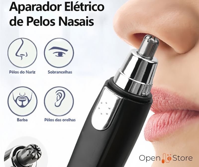 Aparador de Pelos Faciais Elétrico