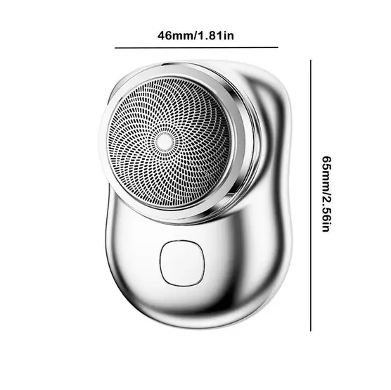 Mini Barbeador Elétrico Portátil À Prova D'água TIPO-C Aparador De Barba De Bolso - Arco