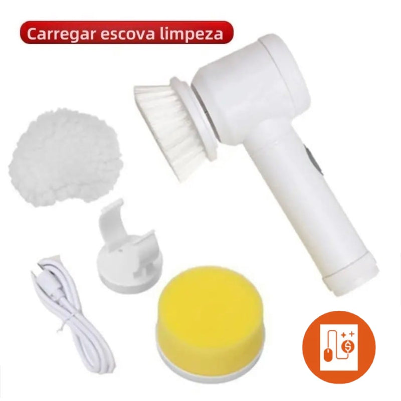 Escova Elétrica Multifuncional-Limpeza Rápida