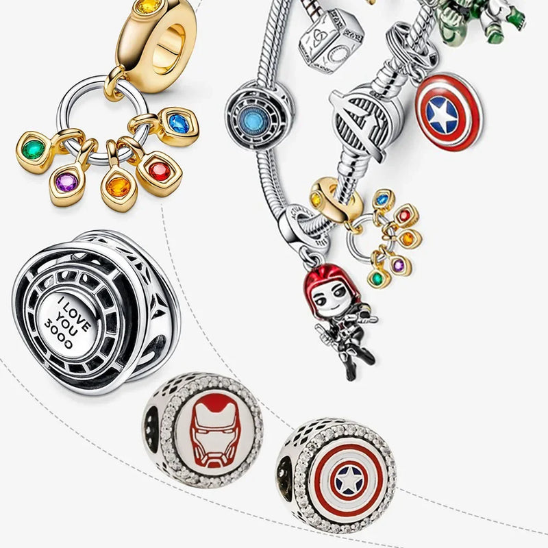 Berloque e Pulseira - Marvel The Avengers Full Series