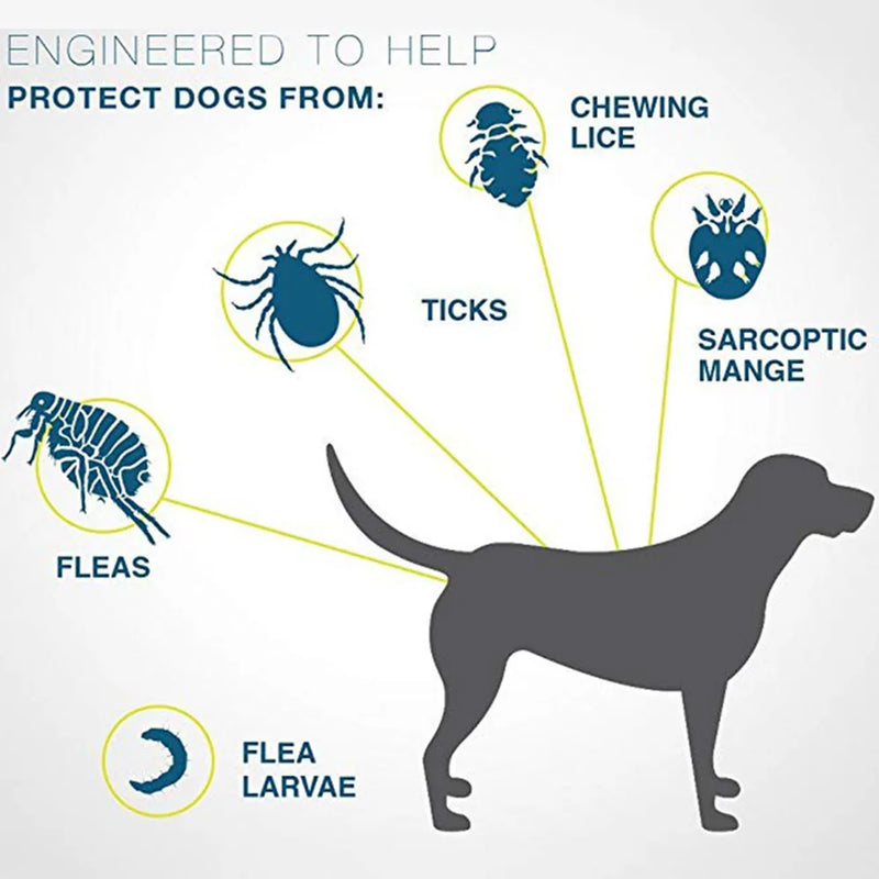 Coleira anti-pulgas e carrapatos para cães e gatos