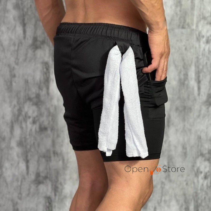 Short Bermuda 2 em 1 Masculino