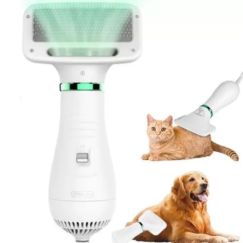 Secador Pet Portátil Profissional 2X1 Banho Tosa Cão E Gato